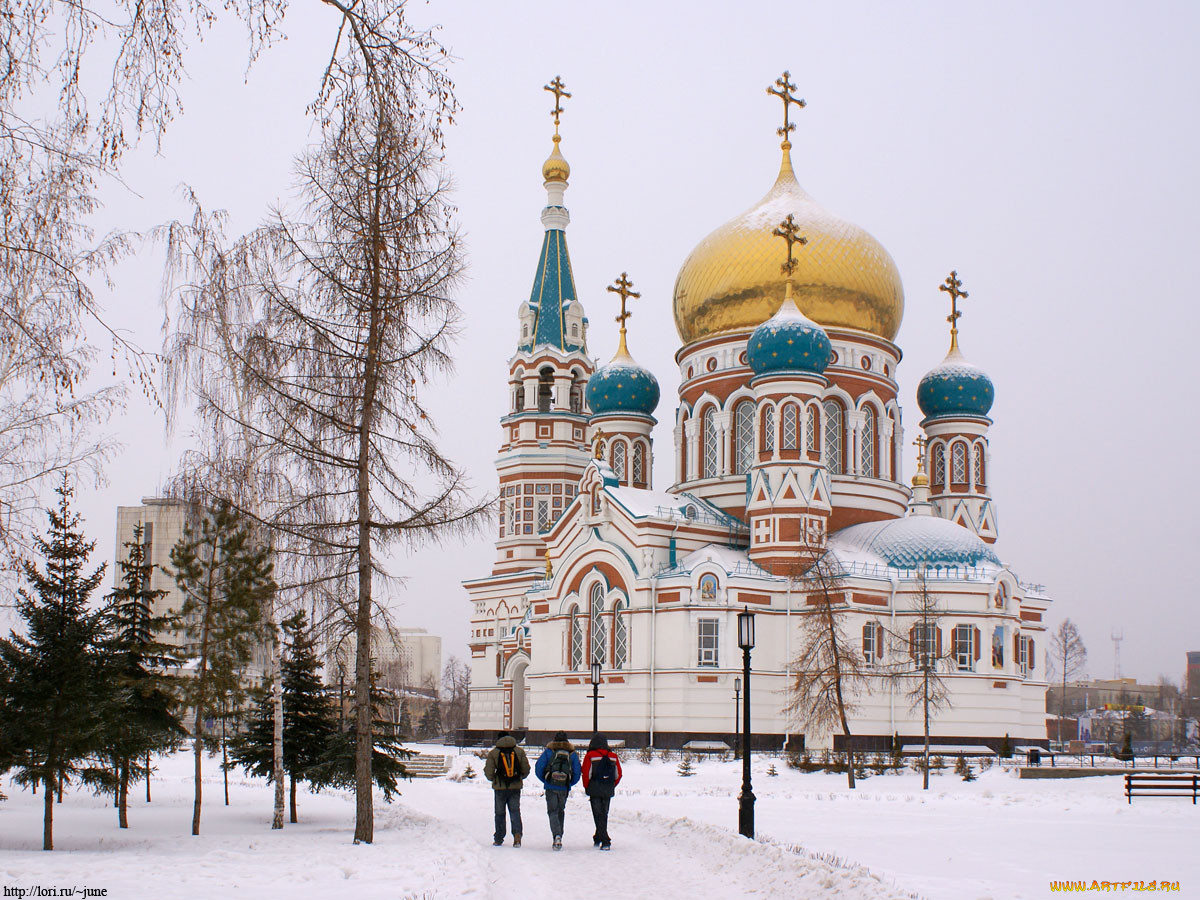 Обои Омск. Успенский собор Города - Православные церкви, монастыри, обои  для рабочего стола, фотографии омск, успенский, собор, города,  православные, церкви, монастыри Обои для рабочего стола, скачать обои  картинки заставки на рабочий стол.